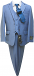 BOYS 5PC. SUIT (BABY BLUE) 2121304-5